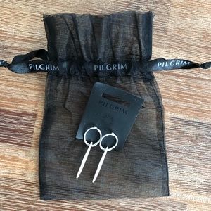 Pilgrim earrings silver NEW
